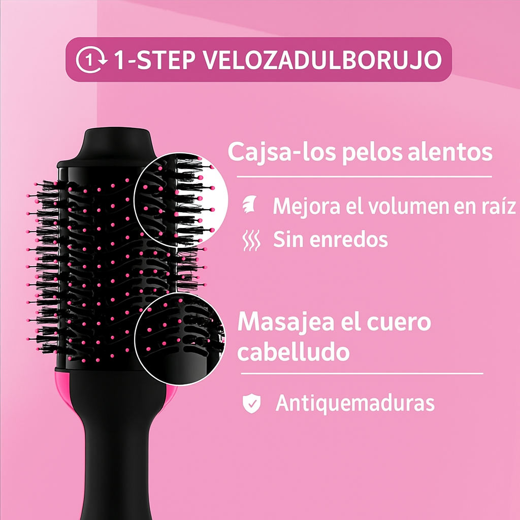 Cepillo Secador 2 en 1 / TYMOGLOSS